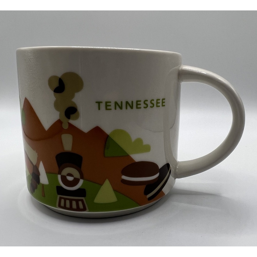 STARBUCKS COFFEE - 2015 TENNESSEE - YOU ARE HERE - 14 oz Ceramic Mug Cup